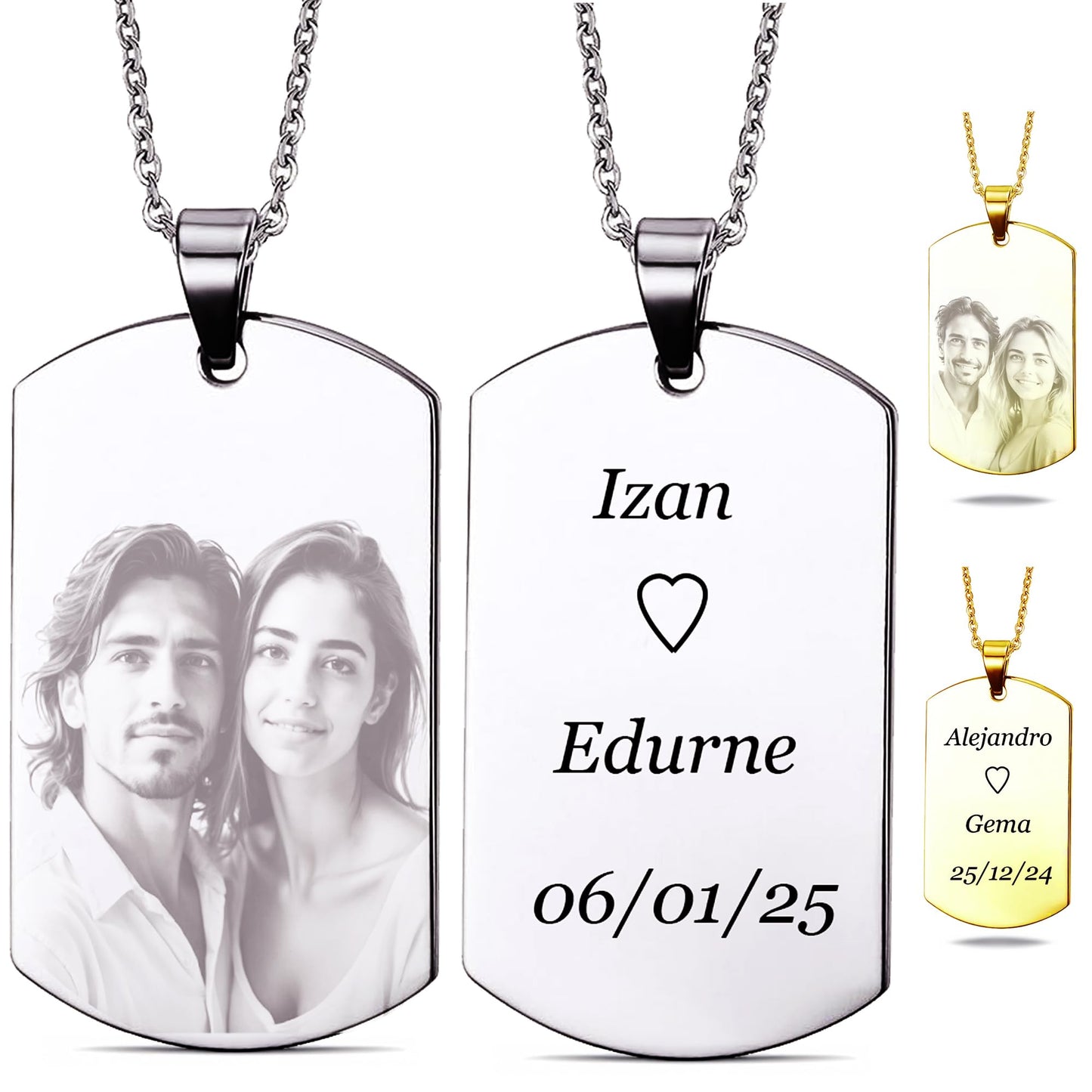 Collar Personalizado con Foto y texto