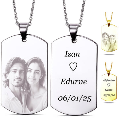 Collar Personalizado con Foto y texto